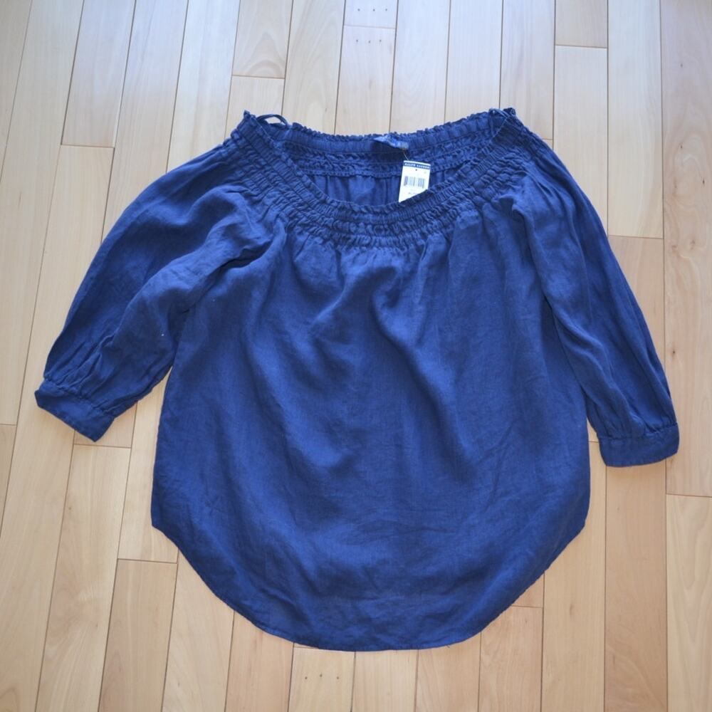 NWT Polo Ralph Lauren Blouse Top Shirt Size XL Blue